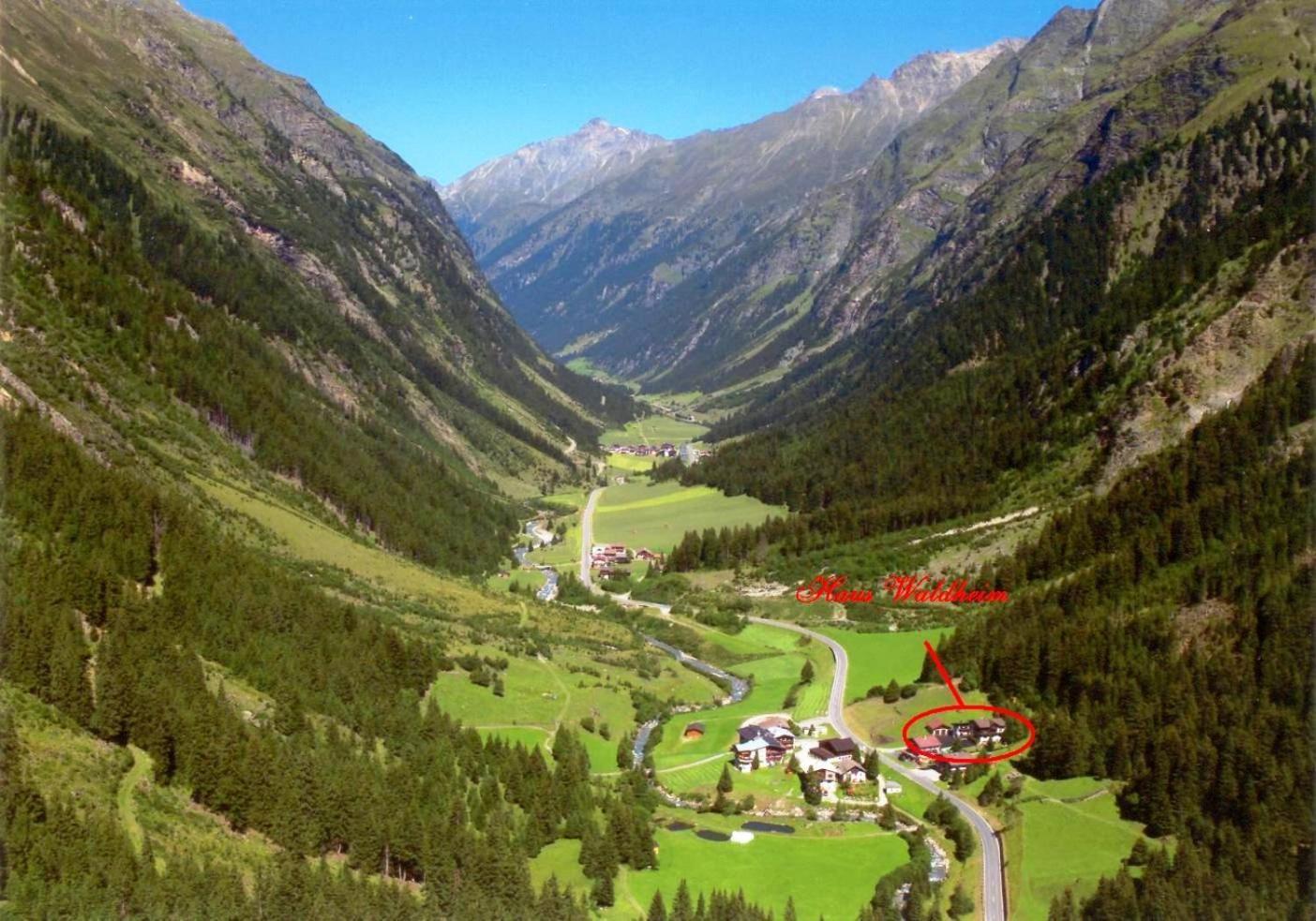 Haus Waldheim Otel Sankt Leonhard im Pitztal Dış mekan fotoğraf